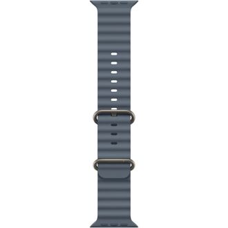 Apple Watch Ultra 3 GPS + Cellular 49mm Natural Titanium Case with Anchor Blue Ocean Band (MEWH4) - фото 3
