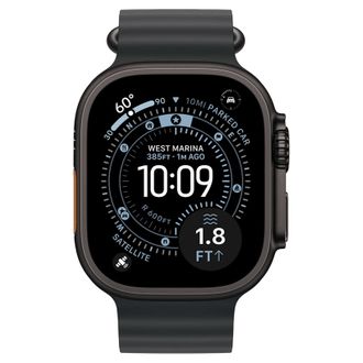 Apple Watch Ultra 3 GPS + Cellular 49mm Black Titanium Case with Black Ocean Band (MF0J4) - фото 2