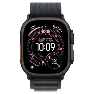 Apple Watch Ultra 3 GPS + Cellular 49mm Black Titanium Case with Black Alpine Loop - Large (MF0X4) - фото 2