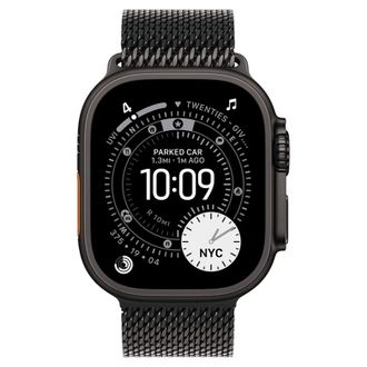 Apple Watch Ultra 3 GPS + Cellular 49mm Black Titanium Case with Black Titanium Milanese Loop - Large (MF1T4) - фото 2 Apple Watch Ultra 3 GPS + Cellular 49mm Black Titanium Case with Black Titanium Milanese Loop - Large (MF1T4) - фото 2