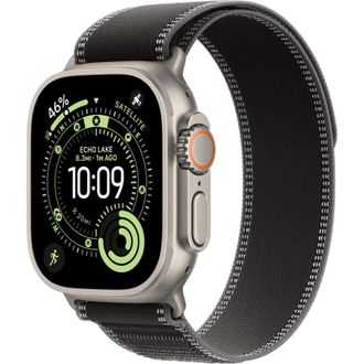Apple Watch Ultra 3 GPS + Cellular 49mm Natural Titanium Case with Black/Charcoal Trail Loop - S/M (MF1V4+MFT84) - фото 1 Apple Watch Ultra 3 GPS + Cellular 49mm Natural Titanium Case with Black/Charcoal Trail Loop - S/M (MF1V4+MFT84) - фото 1