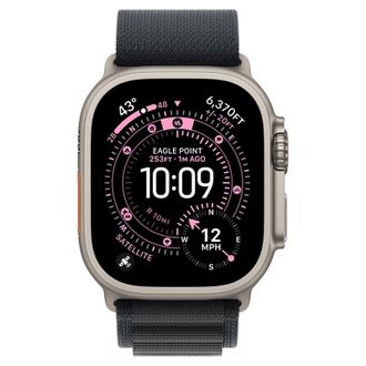 Apple Watch Ultra 3 GPS + Cellular 49mm Natural Titanium Case with Black Alpine Loop - Medium (MF1V4+MFTF4) - фото 2 Apple Watch Ultra 3 GPS + Cellular 49mm Natural Titanium Case with Black Alpine Loop - Medium (MF1V4+MFTF4) - фото 2