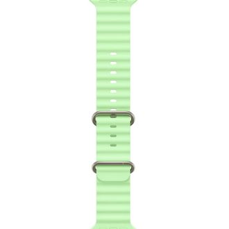 Apple Watch Ultra 3 GPS + Cellular 49mm Natural Titanium Case with Neon Green Ocean Band (MF1V4+MGCF4) - фото 3 Apple Watch Ultra 3 GPS + Cellular 49mm Natural Titanium Case with Neon Green Ocean Band (MF1V4+MGCF4) - фото 3