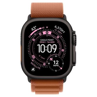 Apple Watch Ultra 3 GPS + Cellular 49mm Black Titanium Case with Terra Cotta Alpine Loop - Medium (MF254+MG9E4) - фото 2 Apple Watch Ultra 3 GPS + Cellular 49mm Black Titanium Case with Terra Cotta Alpine Loop - Medium (MF254+MG9E4) - фото 2