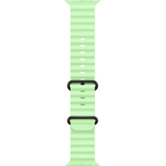 Apple Watch Ultra 3 GPS + Cellular 49mm Black Titanium Case with Neon Green Ocean Band (MF254+MGCL4) - фото 3