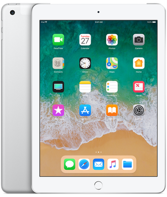 Вживаний Apple iPad 2018 32GB Wi-Fi + Cellular Silver (MR6P2) - фото 1 Вживаний Apple iPad 2018 32GB Wi-Fi + Cellular Silver (MR6P2) - фото 1