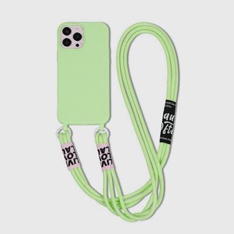 Чехол Crossbody Case (iPhone 14 Pro, Mint) - фото 1