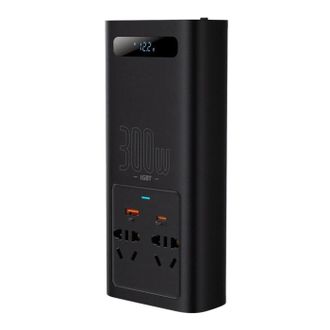 Автомобильный инвертор Baseus In-car Inverter 300W (220V CN/EU) - фото 2