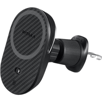 Автомобільний тримач Pitaka MagEZ Car Mount Pro 2 Qi2 Car Vent Black (CM2402N) - фото 1 Автомобільний тримач Pitaka MagEZ Car Mount Pro 2 Qi2 Car Vent Black (CM2402N) - фото 1