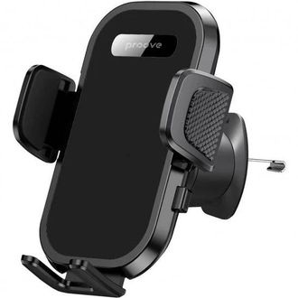 Автомобильный держатель Proove Longway Silicone Air Outlet Car Mount (black) - фото 1