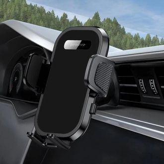 Автомобильный держатель Proove Longway Silicone Air Outlet Car Mount (black) - фото 3