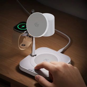 Беспроводное зарядное устройство Acefast E39 desktop 4-in-1 wireless charging holder White - фото 4 Беспроводное зарядное устройство Acefast E39 desktop 4-in-1 wireless charging holder White - фото 4
