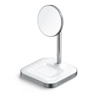 Бездротовий зарядний пристрій Satechi Aluminum 2 in 1 Magnetic Wireless Charging Stand Space Gray (ST-WMCS2M) - фото 1