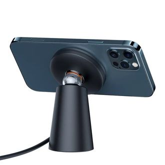 Беспроводное зарядное устройство Baseus Simple Magnetic Stand Wireless Charger 15W Black (CCJJ000001) - фото 3 Беспроводное зарядное устройство Baseus Simple Magnetic Stand Wireless Charger 15W Black (CCJJ000001) - фото 3