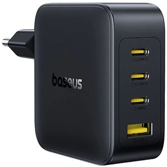 Мережевий зарядний пристрій Baseus EnerFill FH11 GaN 140W (3 Type-C+USB) (black) (E0121J00) - фото 1