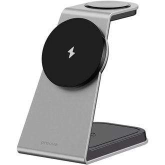 Бездротовий зарядний пристрій Proove Omni Power 3 in 1 - Black - фото 1