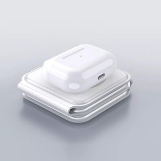 Бездротовий зарядний пристрій WIWU Wireless Fast Charger Foldable 3in1 (M6) White - фото 7 Бездротовий зарядний пристрій WIWU Wireless Fast Charger Foldable 3in1 (M6) White - фото 7