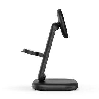 Бездротовий зарядний пристрій Satechi 3-in-1 Foldable Qi2 25W Wireless Charging Stand Space Gray (ST-Q25F31C-EA) - фото 2 Бездротовий зарядний пристрій Satechi 3-in-1 Foldable Qi2 25W Wireless Charging Stand Space Gray (ST-Q25F31C-EA) - фото 2