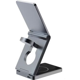 Беспроводное зарядное устройство Proove Titan Volt 3 in 1 (gray) (WSTV15000003) - фото 2 Беспроводное зарядное устройство Proove Titan Volt 3 in 1 (gray) (WSTV15000003) - фото 2