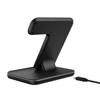 Беспроводное зарядное устройство Z5 3 в 1 для iPhone/AppleWatch/AirPods (Black) - фото 4