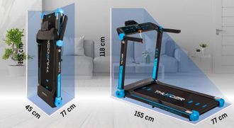 Бігова доріжка електрична Thunder Ultra Black - фото 6