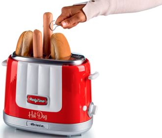 Бутербродниця Ariete 0206 Hot Dog червона Europe - фото 2