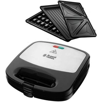 Мультимейкер (вафельниця-бутербродниця-гриль) Russell Hobbs Fiesta 3-in-1 24540-56 Europe - фото 2 Мультимейкер (вафельниця-бутербродниця-гриль) Russell Hobbs Fiesta 3-in-1 24540-56 Europe - фото 2