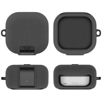 Футляр Matte Shield Series для Samsung Galaxy Buds 4 / 4 Pro (Black) - фото 2 Футляр Matte Shield Series для Samsung Galaxy Buds 4 / 4 Pro (Black) - фото 2