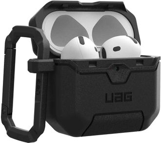 Чохол UAG для AirPods Pro (Gen 4, 2024) Scout Black (104130114040) - фото 2 Чохол UAG для AirPods Pro (Gen 4, 2024) Scout Black (104130114040) - фото 2