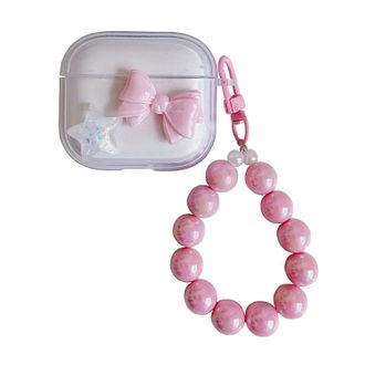Чохол для AirPods 4 - Charmed Collection "Pink Bow" - фото 1 Чохол для AirPods 4 - Charmed Collection "Pink Bow" - фото 1