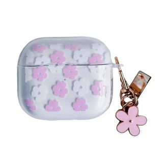 Чохол для AirPods 4 - Charmed Collection "Pink & White Flowers" - фото 1 Чохол для AirPods 4 - Charmed Collection "Pink & White Flowers" - фото 1