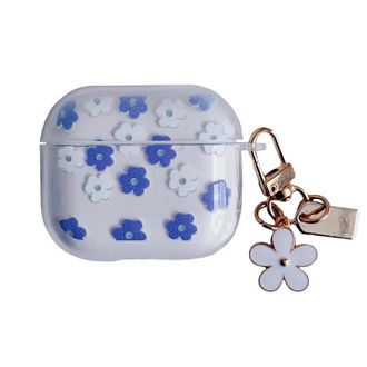 Чохол для AirPods 4 - Charmed Collection "Violet & White Flowers" - фото 1 Чохол для AirPods 4 - Charmed Collection "Violet & White Flowers" - фото 1