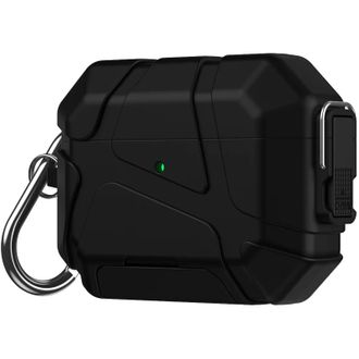 Ударостійкий футляр Titan Armor для навушників Airpods Pro 2 / Pro (Black) - фото 2 Ударостійкий футляр Titan Armor для навушників Airpods Pro 2 / Pro (Black) - фото 2