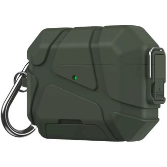 Ударостійкий футляр Titan Armor для навушників Airpods Pro 2 / Pro (Green) - фото 2 Ударостійкий футляр Titan Armor для навушників Airpods Pro 2 / Pro (Green) - фото 2