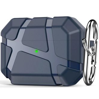 Ударостійкий футляр Titan Armor для навушників Airpods Pro 2 / Pro (Midnight Blue) - фото 1 Ударостійкий футляр Titan Armor для навушників Airpods Pro 2 / Pro (Midnight Blue) - фото 1