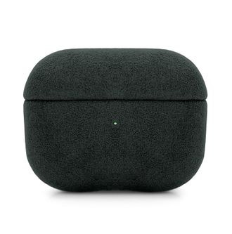 Чохол Alcantara Case for Apple for AirPods 4 з карабіном (green) - фото 1 Чохол Alcantara Case for Apple for AirPods 4 з карабіном (green) - фото 1