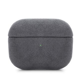 Чохол Alcantara Case for Apple for AirPods 4 з карабіном (grey) - фото 1 Чохол Alcantara Case for Apple for AirPods 4 з карабіном (grey) - фото 1