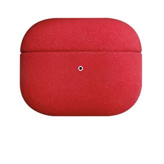 Чохол Alcantara Case for Apple for AirPods 4 з карабіном (red) - фото 1 Чохол Alcantara Case for Apple for AirPods 4 з карабіном (red) - фото 1