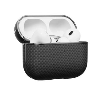 Чохол Pitaka Aramid Fiber Magnetic Case Plain Black/Grey for Airpods Pro 2nd Gen (APM2401) - фото 2 Чохол Pitaka Aramid Fiber Magnetic Case Plain Black/Grey for Airpods Pro 2nd Gen (APM2401) - фото 2