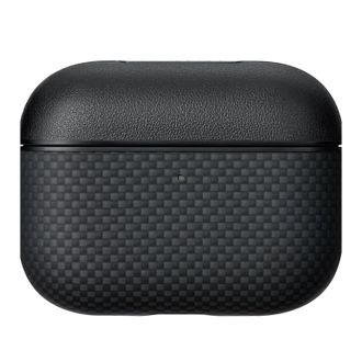 Чохол Pitaka Aramid Fiber Magnetic Case Plain Black/Grey for Airpods Pro 3rd Gen (APM2501) - фото 1 Чохол Pitaka Aramid Fiber Magnetic Case Plain Black/Grey for Airpods Pro 3rd Gen (APM2501) - фото 1