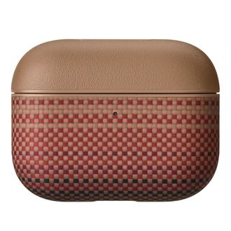 Чехол Pitaka Aramid Fiber Magnetic Case Sunset for Airpods Pro 3rd Gen (APM2502) - фото 1 Чехол Pitaka Aramid Fiber Magnetic Case Sunset for Airpods Pro 3rd Gen (APM2502) - фото 1