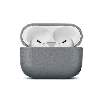 Чохол Leather Croco AirPods 4 (grey) - фото 1