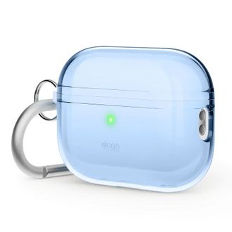 Чохол Elago Clear Hang Case Aqua Blue for Airpods Pro 2nd Gen (EAPP2CL-HANG-ABL) - фото 1 Чохол Elago Clear Hang Case Aqua Blue for Airpods Pro 2nd Gen (EAPP2CL-HANG-ABL) - фото 1