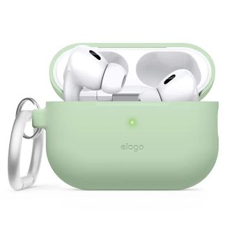 Чохол Elago Silicone Hang Case Pastel Green for Airpods Pro 2nd Gen (EAPP2SC-HANG-PGR) - фото 1