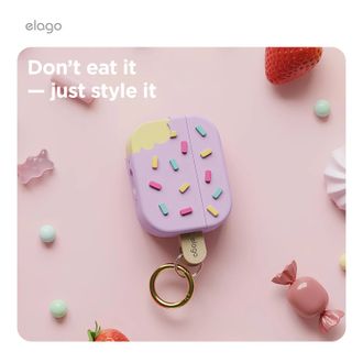 Чохол Elago Ice Cream Hang Case Classic Lavender for Airpods Pro 3rd Gen (EAPP3ICE-HANG-LV) - фото 2 Чохол Elago Ice Cream Hang Case Classic Lavender for Airpods Pro 3rd Gen (EAPP3ICE-HANG-LV) - фото 2