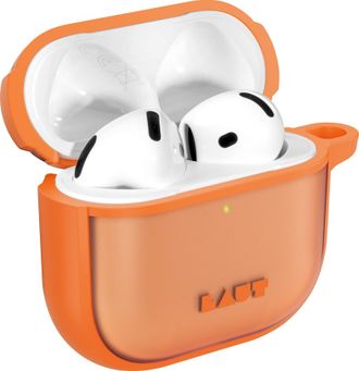 Чохол LAUT HUEX PROTECT для AirPods 4/5  Neon Orange (L_AP5_HPT_O) - фото 2