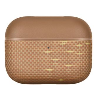 Чохол Pitaka Aramid Fiber Magnetic Case Golden Glint for Airpods Pro 3rd Gen (APM2504) - фото 1 Чохол Pitaka Aramid Fiber Magnetic Case Golden Glint for Airpods Pro 3rd Gen (APM2504) - фото 1