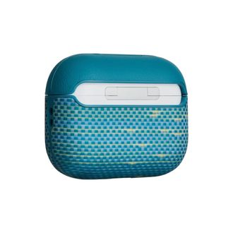 Чехол Pitaka Aramid Fiber Magnetic Case Lucid Blue for Airpods Pro 3rd Gen (APM2505) - фото 3 Чехол Pitaka Aramid Fiber Magnetic Case Lucid Blue for Airpods Pro 3rd Gen (APM2505) - фото 3