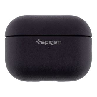 Чохол Spigen Leather ARMOR AirPods 4 (dark blue) - фото 1 Чохол Spigen Leather ARMOR AirPods 4 (dark blue) - фото 1