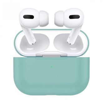 Чохол Silicone case Full AirPods 3 sea blue - фото 1 Чохол Silicone case Full AirPods 3 sea blue - фото 1